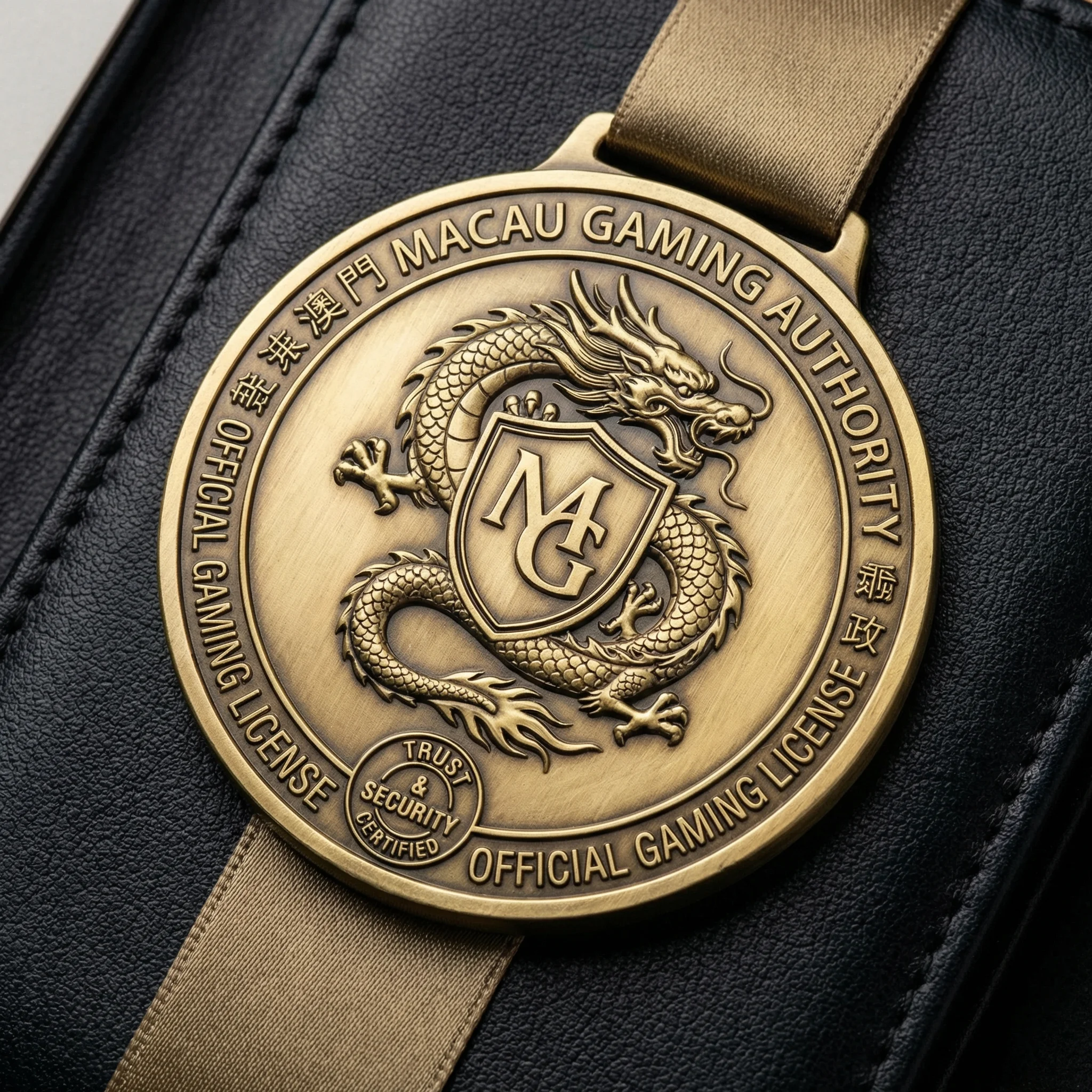 澳门博彩监察协调局官方牌照徽章